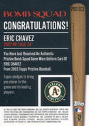 Eric Chavez 2003 Topps Jersey Card