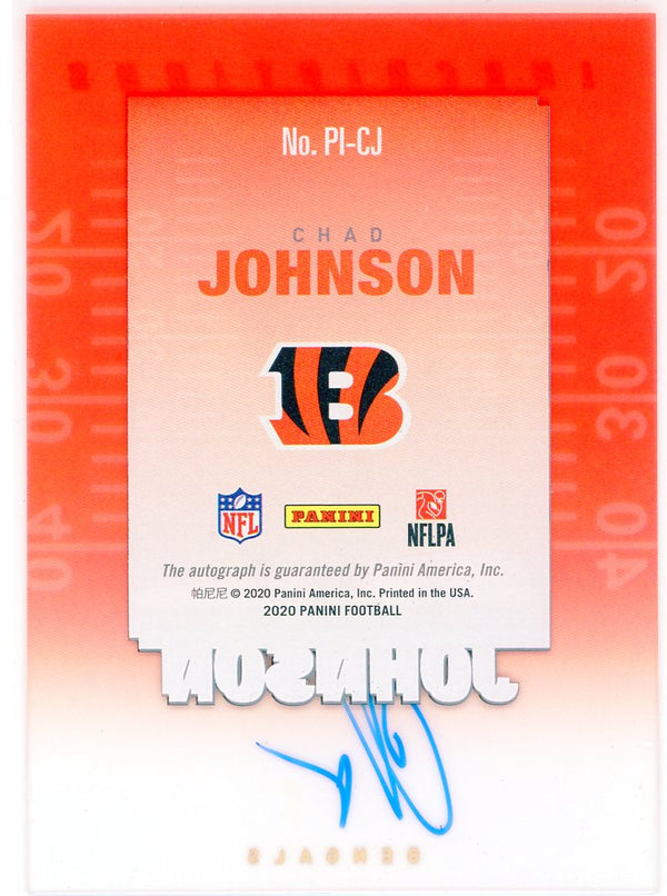 Chad Johnson Autographed 2020 Panini Pinnacle Inscriptions Card #PI-CJ