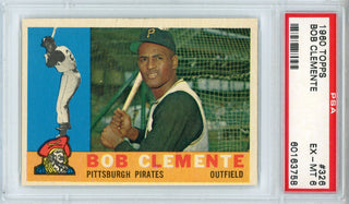 Roberto Clemente 1960 Topps Card #326 (PSA EX-MT 6)