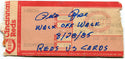 Pete Rose Autographed Multi Inscribed Cincinnati Reds Ticket