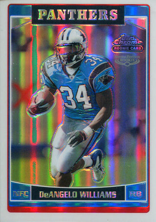 DeAngelo Williams Unsigned 2006 Topps Chrome Special Edition Rookie Card