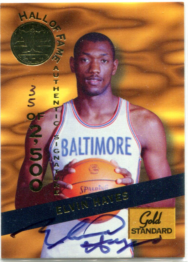 Elvin Hayes 1994 Gold Standard Autographed Card #35/2500