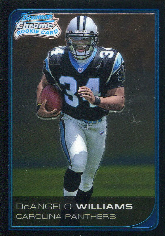 DeAngelo Williams Unsigned 2006 Bowman Chrome Rookie Card