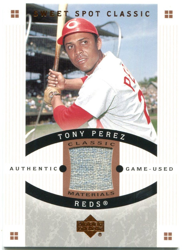 Tony Perez Sweet Spot Classics Upper Deck