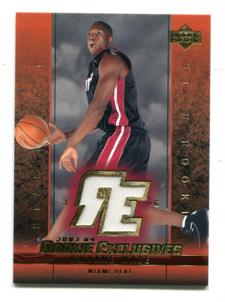 Dwyane Wade 2003 Upper Deck Star Rooke Exclusives Jersey Card #J5