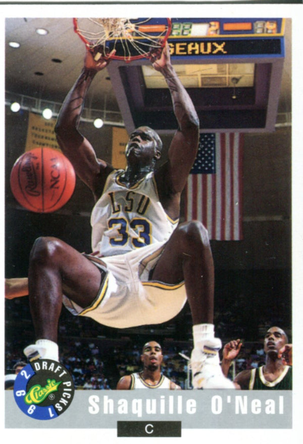 Shaquille O'Neal 1992 Classic Rookie Card