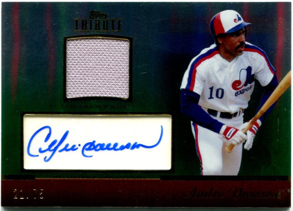 2011 Topps Tribute Andre Dawson Jersey Auto 21/75 #TAR-AD1