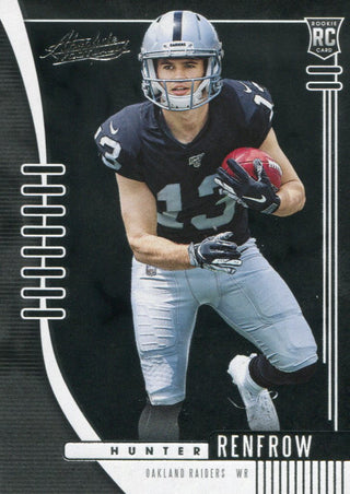 Hunter Renfrow 2019 Panini Absolute Rookie Card