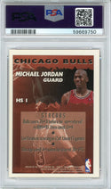 Michael Jordan 1995 Topps Finest Hot Stuff Card w/ Coating #HS1 (PSA NM 7)