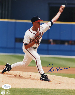 Tom Glavine Autographed 8x10 Photo (JSA)