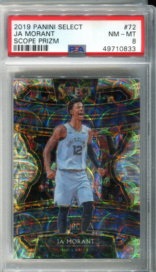 Ja Morant 2019 Scope Prizm Select Rookie (PSA 8 NM-MT)
