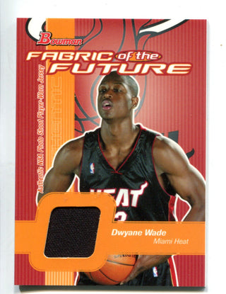 Dwyane Wade 2003 Bowman Fabric Of The Future Jersey Card #FFDW