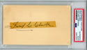 Fred Clarke Autographed Government Postcard (PSA)