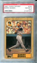 Barry Bonds 1987 Topps Tiffany Card PSA 8 (NM-MT OC)