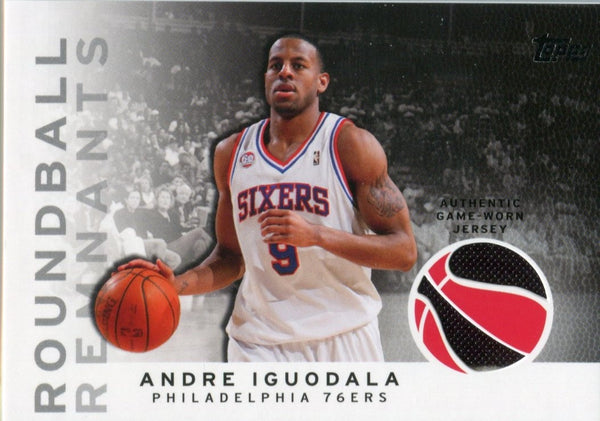 Andre Iguodala 2009-10 Topps Game Used Jersey Card