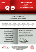 Joe Flacco 2008 Sage Autographed Card