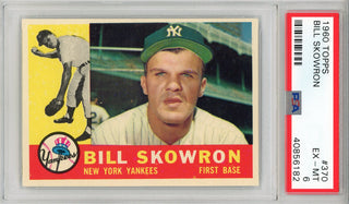 Bill Skowron 1960 Topps Card #370 (PSA EX-MT 6)