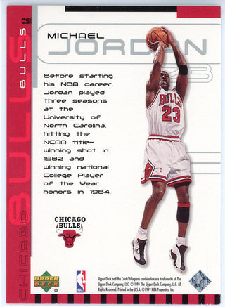 Michael Jordan 1999 Upper Deck Ovation Card #CS1