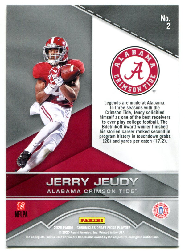 Jerry Jeudy 2020 Panini Chronicles Draft Picks Playoff Rookie Card