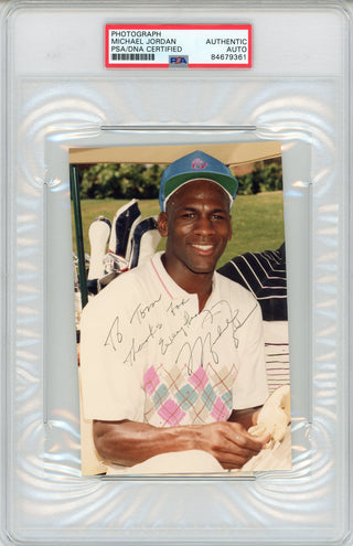 Michael Jordan Autographed Photo (PSA)