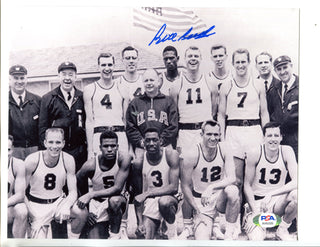 Bill Russell Team USA 1956 Roster Autographed 8x10 Photo (PSA)