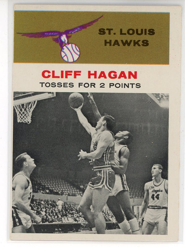Cliff Hagan 1961 Fleer Card #53