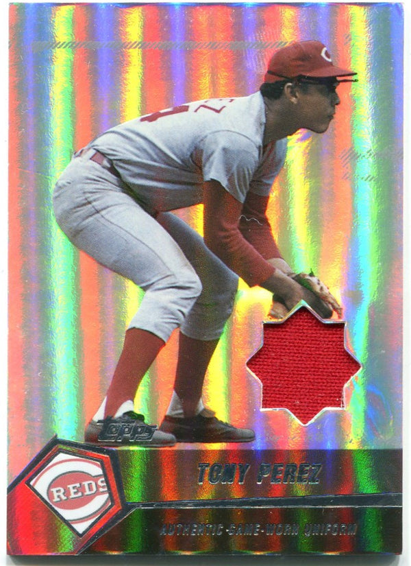 Tony Perez 2004 Topps Jersey Card