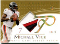 2002 Upper Deck Ultimate Collection Michael Vick Game Jersey Patch 14/25