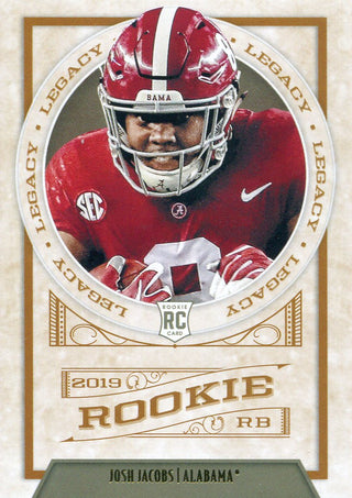 Josh Jacobs 2019 Panini Legacy Rookie Card