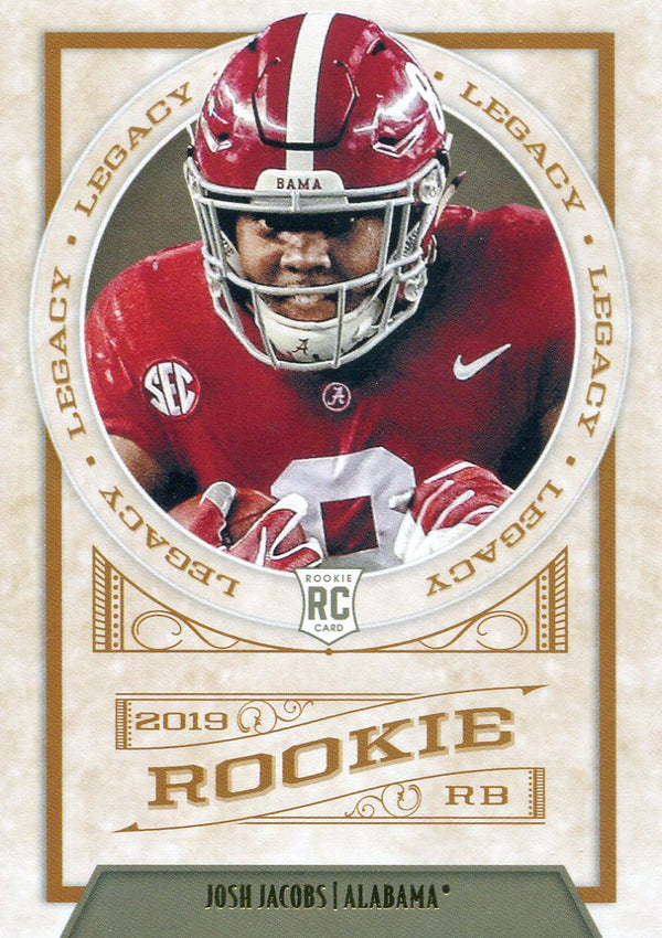 Josh Jacobs 2019 Panini Legacy Rookie Card