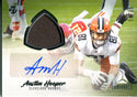Austin Hooper 2021 Panini Luminance Autographed Game Worn Jersey Card 17/75 #AJ-AH