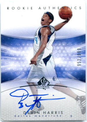 Devin Harris 2005 Upper Deck Autographed Card #952/999