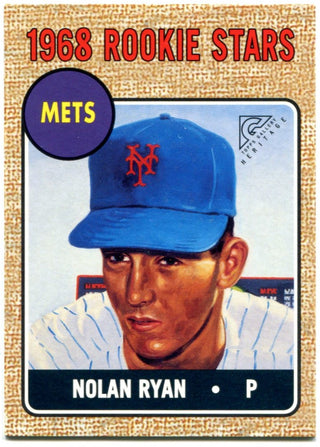 2002 Reprint 1968 Rookie Stars Nolan Ryan #177