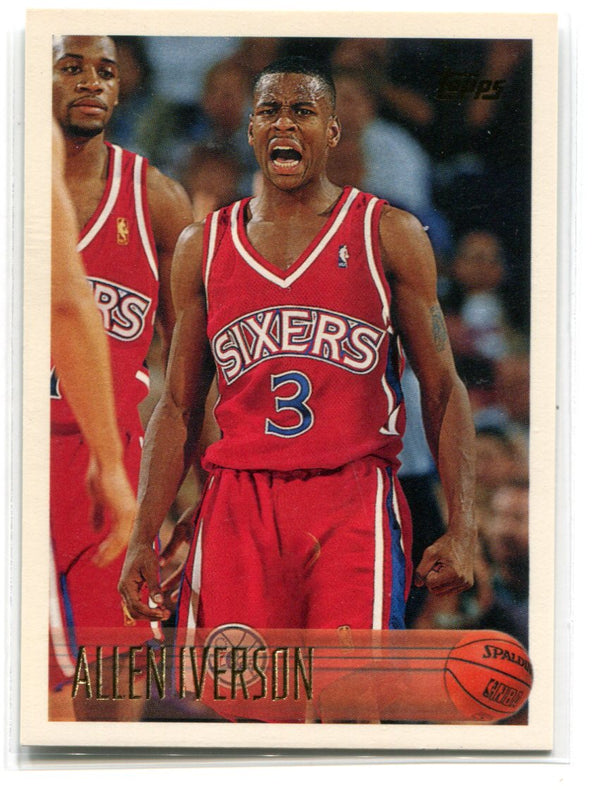 Allen Iverson 1996 Topps #171 Rookie Card