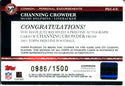 Channing Crowder 2005 Topps Autographed Card 986/1500