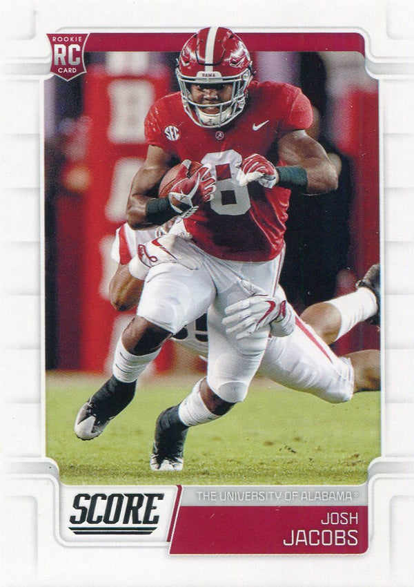 Josh Jacobs 2019 Panini Score Rookie Card