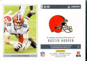 Austin Hooper 2021 Panini Luminance Autographed Game Worn Jersey Card 17/75 #AJ-AH
