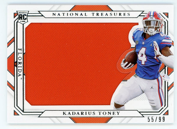 Kadarius Toney 2021 Panini National Treasures Collegiate Rookie Jersey Card
