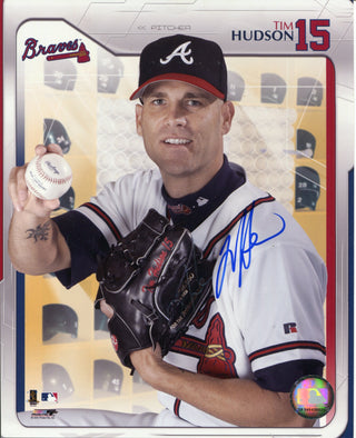Tim Hudson Autographed Atlanta Braves 8x10 Photo