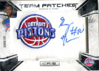 Greg Monroe 2010 Panini Team Patches Autographed Rookies & Stars Card #125/454