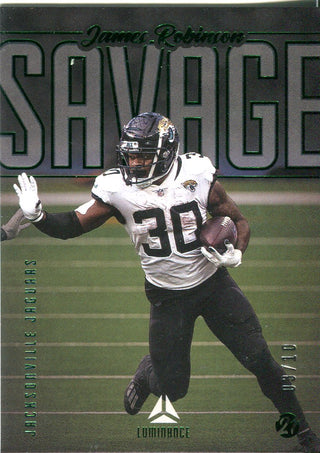 James Robinson 2021 Panini Luminance Savage Card 3/10 #TS-9