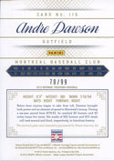 Andre Dawson 2012 Panini Jersey Card #70/99