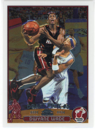 Dwyane Wade 2003-04 Topps Chrome Rookie Card #115