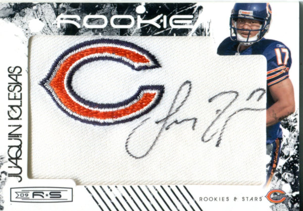 Juaquin Iglesias 2009 Rookies and Stars Patch Autographed Card 61/141