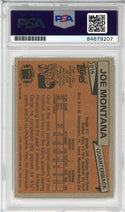 Joe Montana Autographed 1981 Topps Card (PSA Auto 10)