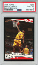 LeBron James 2005 Topps Black Border Card #200 (PSA)