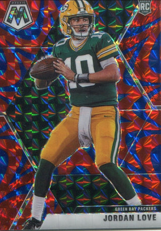 Jordan Love 2020 Panini Mosaic Rookie Card