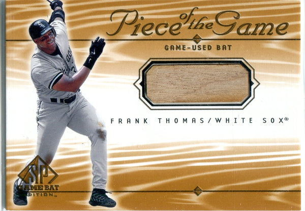 Frank Thomas 2000 Upper Deck SP Game Bat Card