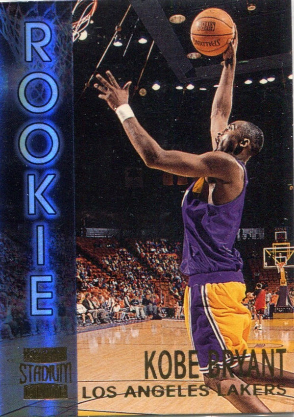 Kobe Bryant 1996 Topps Stadium Club Rookie Card