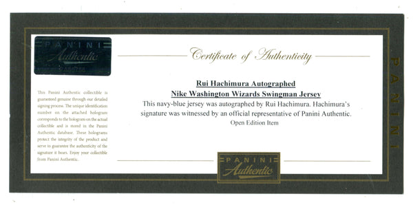 Rui Hachimura Autographed Red Washington Wizards Swingman Jersey ~Open  Edition Item~